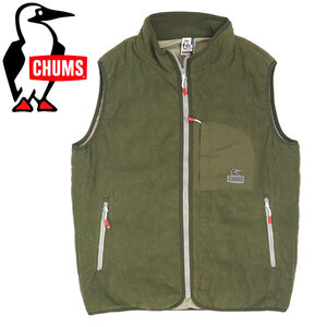 CHUMS (チャムス) CH14-1418 Booby Stitch Fleece Vest レディース ブービーステッチフリースベスト CMS167 M032Olive M