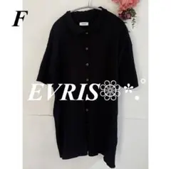 EVRIS エヴリス リブニットミニワンピース