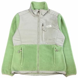 THE NORTH FACE デナリ ジャケット M グリーン×グレー POLARTEC ポーラテック ナイロン フリース ノースフェイス