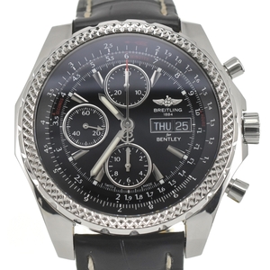 ブライトリング BREITLING A13362 ベントレーGT クロノグラフ デイデイト 自動巻き メンズ 良品 D#135221