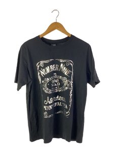 NUMBER (N)INE◆Tシャツ/4/コットン/BLK