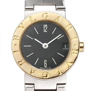 ブルガリ BVLGARI ブルガリ・ブルガリ BB23SGD ブラック文字盤 SS/YG レディース腕時計 クォーツ 23mm ウォッチ