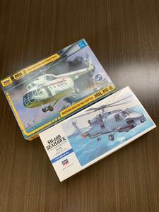 【新品購入品】1/72 アメリカ海軍 SH-60B シーホーク （ハセガワ） ロシア ミル MIL Mi-8 レスキューヘリコプター (ズベズダ） ★2セット