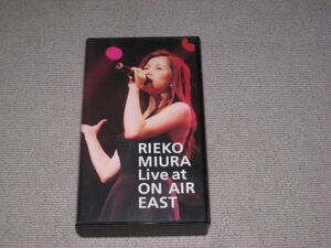 ■VHS/ビデオテープ「三浦理恵子 RIEKO MIURA Live at ON AIR EAST」ライヴ・アット・オン・エアー・イースト/CoCo■