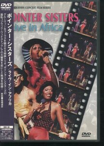 DVD ポインター・シスターズ POINTER SISTERS ライヴ・イン・アフリカ LIVE IN AFRICA