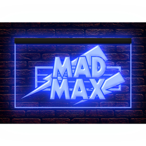 J920 // LED ネオンライトサイン MAD MAX マッドマックス■サイズ(約)：W300mm x H200mm