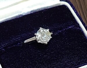 ダイヤモンドリング 1.8カラット PM刻印 ダイヤ指輪 1.8ct プラチナ ※説明必読