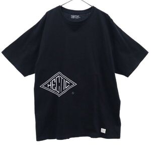 ヘクティク プリント 半袖 Tシャツ XL ブラック HECTIC メンズ