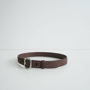 2023SS / THE SHISHIKUI ザシシクイ 百々千春 / BELT ベルト / BROWN / 0636 / 2305-0301