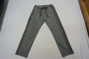 EGO TRIPPING /FAKE LINE ZIP TROUSERS 623501★エゴトリッピング サイド ジップ トラウザー パンツ グレー 灰 size29 定価￥26,950-税込