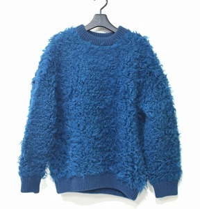 Stella McCartney（ステラ マッカートニー）エコファー プルオーバー ニット セーター FUR PULLOVER KNIT SWEATER もこもこ ボア シャギー