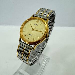 不動品 SEIKO セイコー DOLCE ドルチェ 5E61-0A70 ゴールド×シルバー 腕時計 記念品 中古 現状品 詳細不明 ジャンク