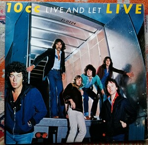 ukLP2枚組 10 C C // LIVE AND LET LIVE 1977年発売 オリジナル盤