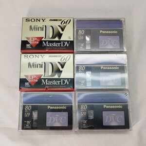 △724△ 6本 まとめ売り 未開封 miniDV DVC パナソニック 標準80 LP120 SONY ソニー SP60分 LP90分