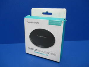 RAVPower ワイヤレス充電器 ブラック Qi対応機種 RP-PC064 Wireless Charging Pad