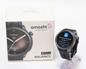 ◆ スマートウォッチ amazfit BALANCE アマズフィット バランス ミッドナイト ◆NHC09530