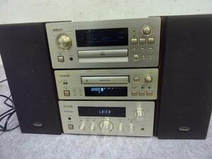 ◆TEAC/H500シリーズAVアンプAV-H500/カセットデッキR-H500　CDレコーダーRW-H500/スピーカーS-500 セット◆