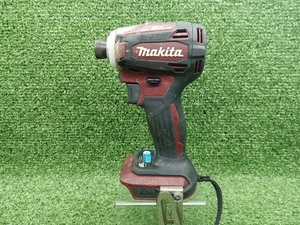 中古 makita マキタ 18V 充電式 インパクトドライバ 本体のみ 赤 レッド TD172DZ ②