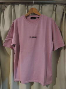 X-LARGE エクストララージ XLARGE S/S PIGMENT TEE STANDARD LOGO 紫 L 最新人気品　送料込み