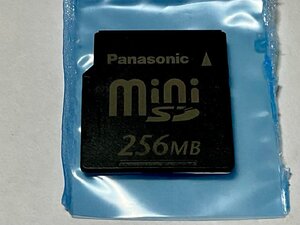 Panasonic パナソニック miniSDカード 256MB 1枚 フォーマット済み 動作確認済みジャンク品