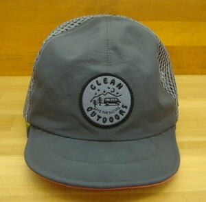 新品Clef (クレ) BUM MESH CAP CHARCOAL GRAY・・CLEAN OUTDOORS (クリーンアウトドアーズ)シリーズ