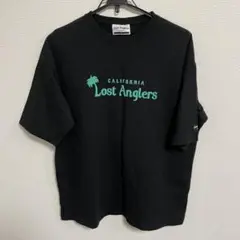 Lost Anglers ブラック Tシャツ L