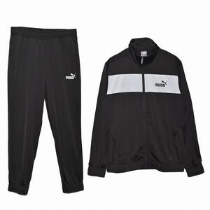 新品　L　送料無料　プーマ(PUMA) 846467 セットアップジャージ メンズ ポリ トレーニング スーツ 上下セット ブラック 　定価 7,920円