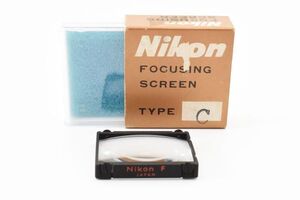 RE0078◆Nikon ニコン Focusing Screen type C◆F F2用 フォーカシング スクリーン C◆十字線型