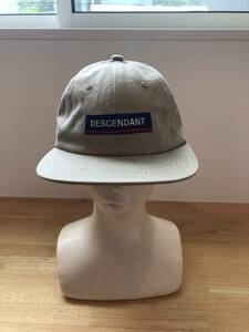 新品 希少 DESCENDANT CAP ホライゾン ディセンダント BEIGE ビギー キャップ