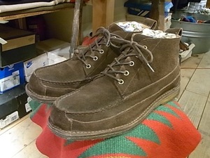 ビッグサイズ L.L.BEAN SUEDE LEATHER BOOTS SIZE US13(31cm) エルエルビーン スエード レザー ブーツ
