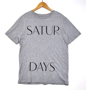 【SATURDAYS SURF NYC】サタデーズサーフ グラフィックTシャツ グレー S 古着