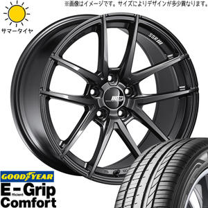 245/40R20 サマータイヤホイールセット レクサスLBX etc (GOODYEAR EfficientGrip Comfort & SSR REINER 5穴 114.3)