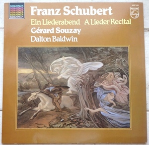 LP EIN LIEDERABEND A LIEDER RECITAL 6527 103 シューベルト 歌曲集 ジェラール・スゼー ダルトン・ボールドウィン オランダ盤