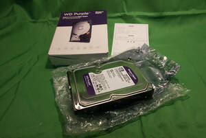 【USED】WD Purple 2TB HDD - 電源投入 12回 使用時間 11時間