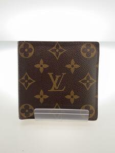 LOUIS VUITTON◆ポルト・フォイユ・マルコ_モノグラム・キャンバス_BRW/PVC/BRW/総柄/メンズ