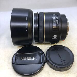 ★美品★ Minolta AF 85mm F1.4 一眼レフ カメラ 単焦点 レンズ ミノルタ 中古 1円〜