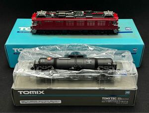 AZ-832 TOMIX 鉄道模型 HOゲージ HO-125 国鉄 ED76 1000形 電気機関車 HO719 私有貨車 タキ9900形 完成品 箱付 動作未 日石 輸送 現状品 