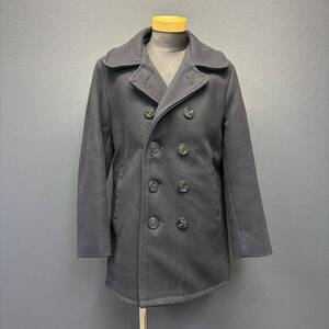 Schott メルトン Pコート size 38 ショット P-COAT アメカジ ネイビー melton バイカー