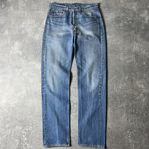 ヒゲ 90s USA製 Levis 501 0115 デニム パンツ 32 34 / 90年代 アメリカ製 オールド リーバイス ジーンズ ジーパン ストレート