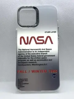 NASA iphone12proMAX 軽量ケース シルバー