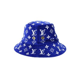 ■ 1円 ～ 正規 中古 美品 ■ ルイヴィトン Louis Vuitton ■ シャポーLV マッチ バケットハット 帽子 M77761 ■ リバーシブル モノグラム