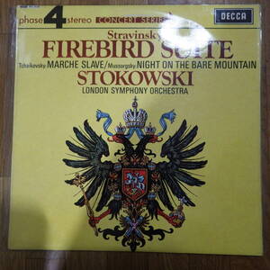 英DECCA PFS4139 ストコフスキー指揮／ストラヴィンスキー火の鳥 P4S small 赤白盤 優秀録音盤