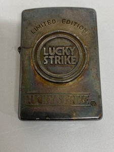 ★１円～ アンティーク LUCKY STRIKE SILVER Zippoライター オイルライター♪♪