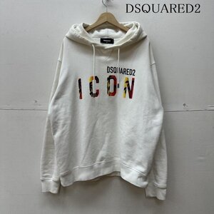 ディースクエアード 23SS ICON SUNSET HOODIE プリント パーカー S79GU0096 S25516 パーカー パーカー 5号 白 / ホワイト