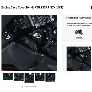 40%OFF★R&G LHS エンジンケースカバー エンジンガード CBR250RR 2017 2020 HONDA ホンダ ECC0237BK