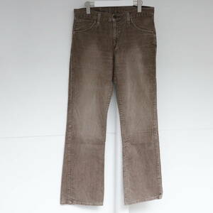 ユーロ リーバイス コーデュロイ ブーツカット MADE IN TUNISIA W31L32(実寸W31L31) Euro Levi