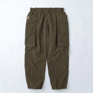 【新品】 Stripes For Creative / WIDE CARGO PANTS ワイドカーゴパンツ / L オリーブ / S.F.C SFC SEESEE SEE SEE エスエフシー シーシー