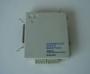  ELECOM DTSC-CT COMPACT DATA SWITCH プリンタ ２チャンネル切替機 ＰＣ用 コンパク データスウィッチ 