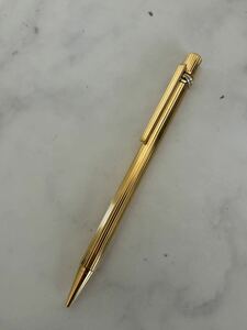 1円スタート Cartier カルティエ トリニティ ツイスト式 ボールペン 筆記用具 ゴールド 