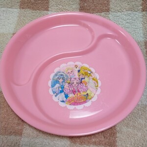 ハグっとプリキュア プレート お皿 食器 お子様ランチ アニメ ピンク 丸皿 ランチプレート HuGっと！プリキュア